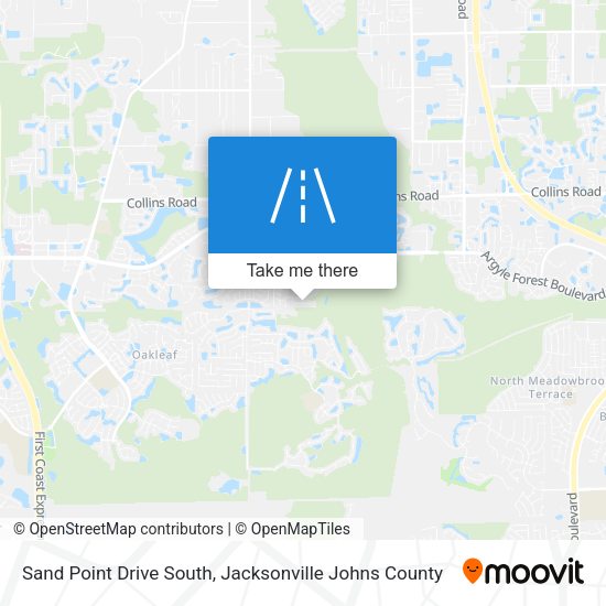 Sand Point Drive South map