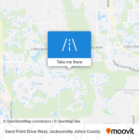 Mapa de Sand Point Drive West