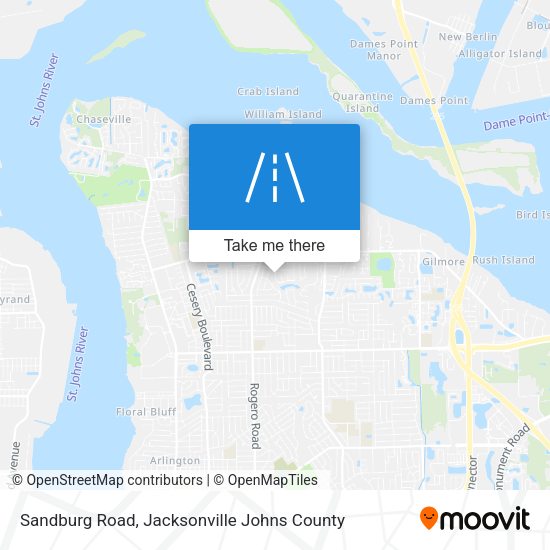 Mapa de Sandburg Road