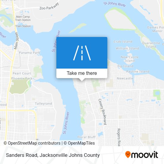 Mapa de Sanders Road