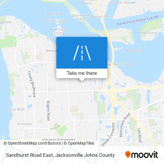 Sandhurst Road East map