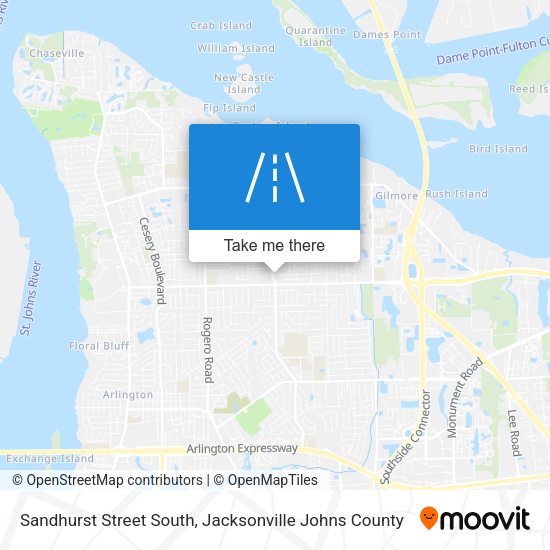 Sandhurst Street South map