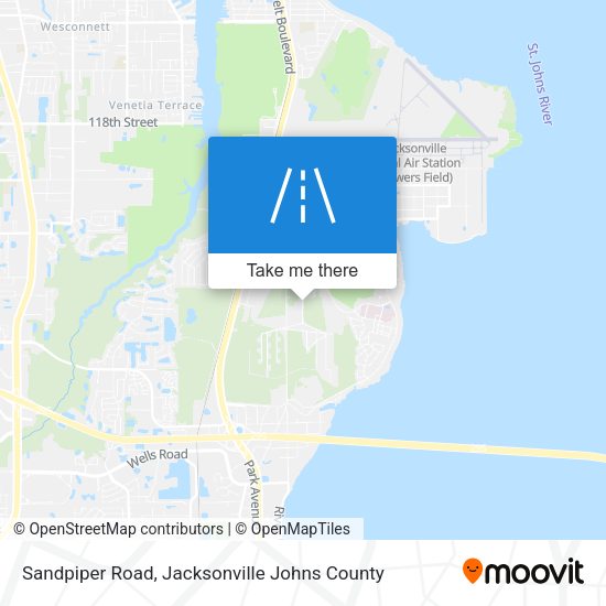Mapa de Sandpiper Road
