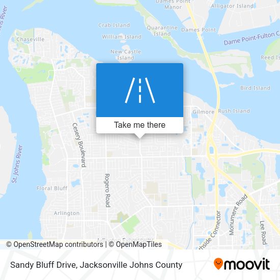 Mapa de Sandy Bluff Drive