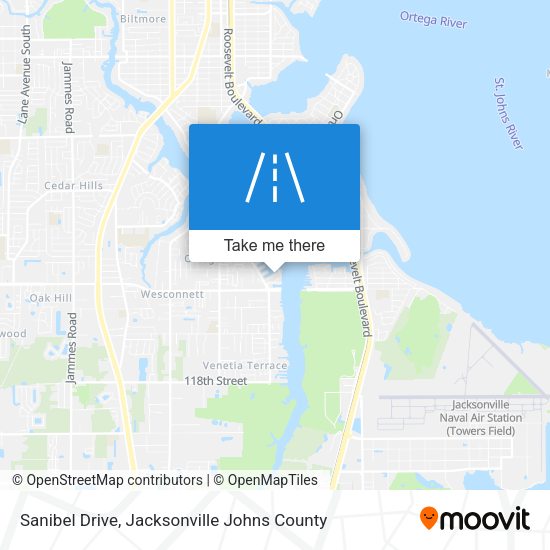 Sanibel Drive map