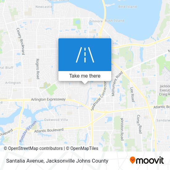 Santalia Avenue map