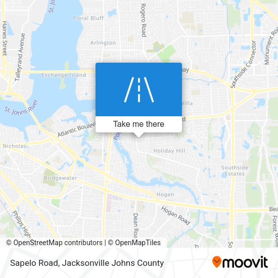 Sapelo Road map