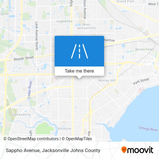 Sappho Avenue map