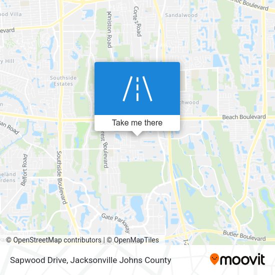 Sapwood Drive map