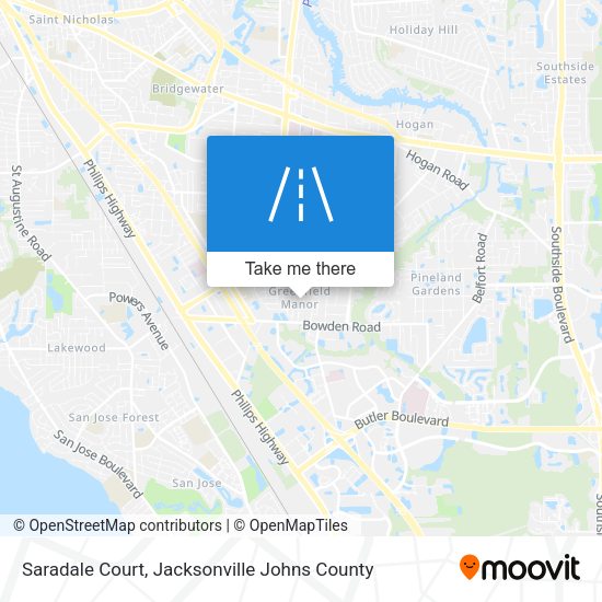 Saradale Court map