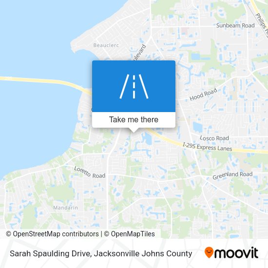Sarah Spaulding Drive map