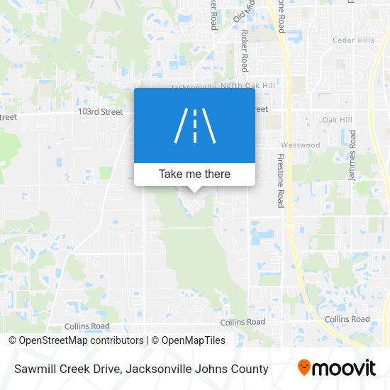 Sawmill Creek Drive map