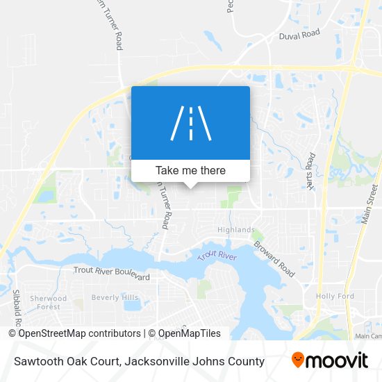 Sawtooth Oak Court map
