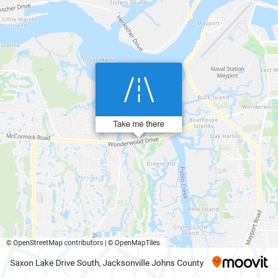 Mapa de Saxon Lake Drive South