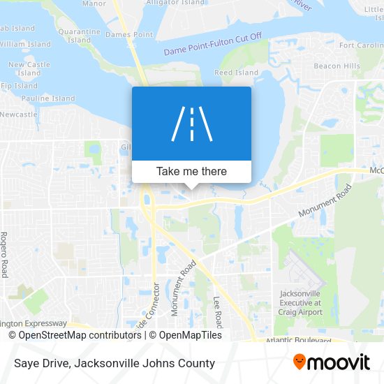 Saye Drive map