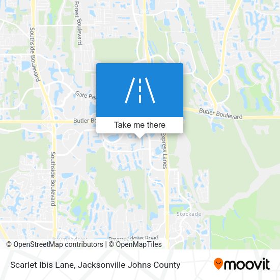Scarlet Ibis Lane map