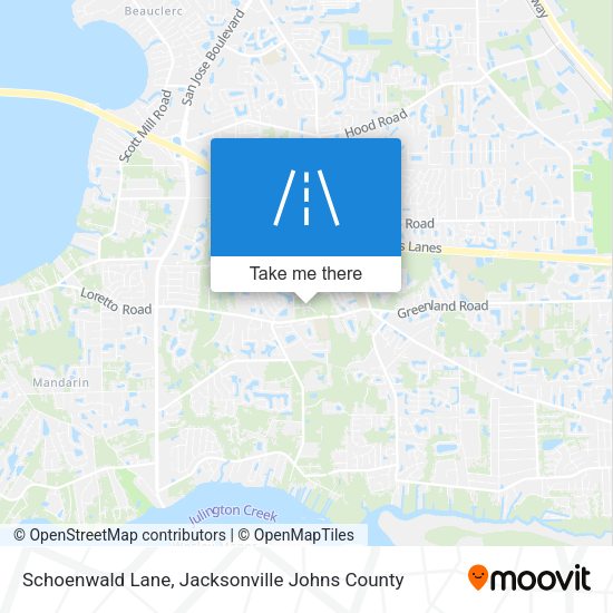 Schoenwald Lane map