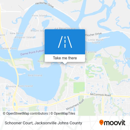 Mapa de Schooner Court