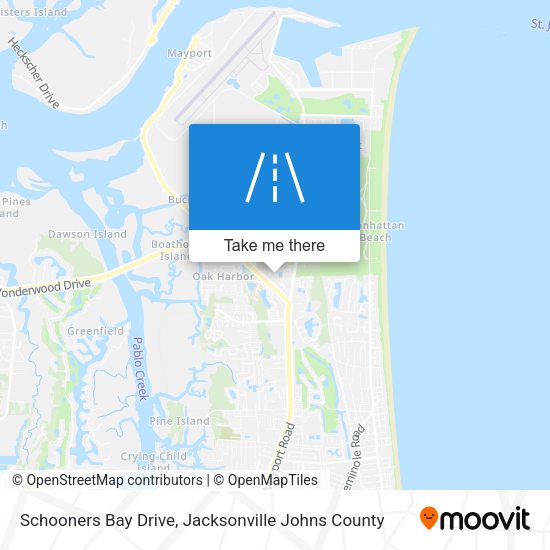Mapa de Schooners Bay Drive