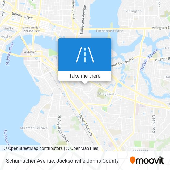 Mapa de Schumacher Avenue