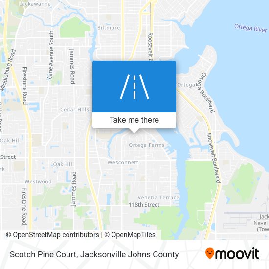 Scotch Pine Court map