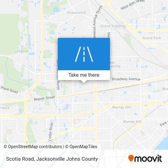 Scotia Road map