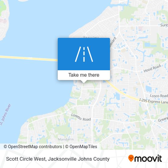 Mapa de Scott Circle West