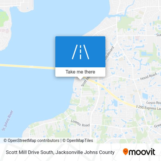 Scott Mill Drive South map
