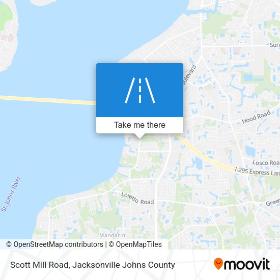 Scott Mill Road map