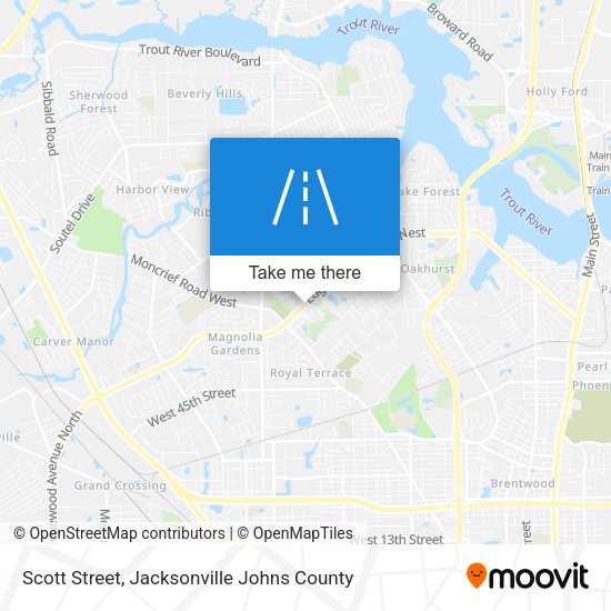Scott Street map