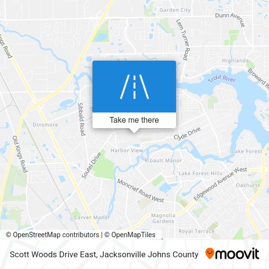 Mapa de Scott Woods Drive East
