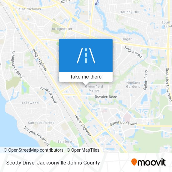 Scotty Drive map