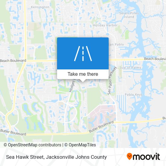Sea Hawk Street map