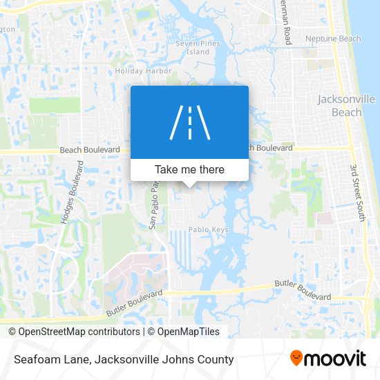 Mapa de Seafoam Lane