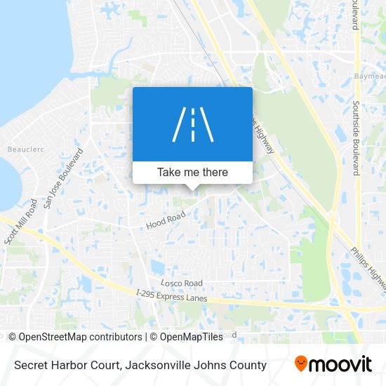 Secret Harbor Court map
