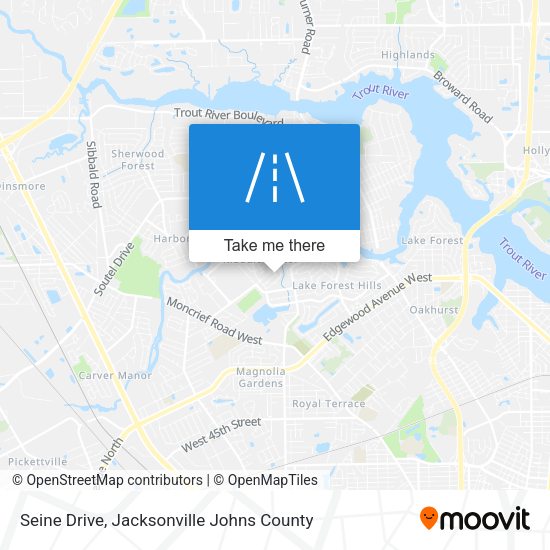 Mapa de Seine Drive