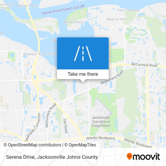Serena Drive map