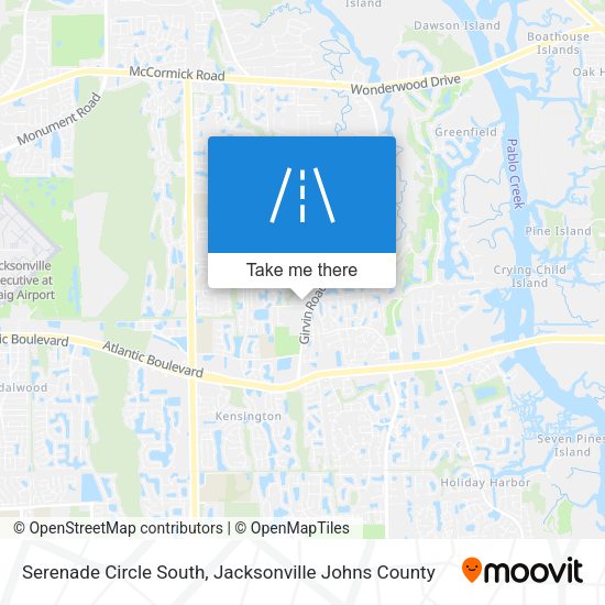 Mapa de Serenade Circle South