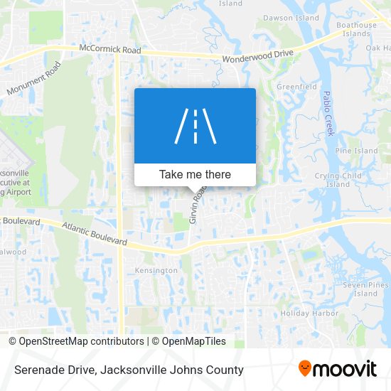 Serenade Drive map