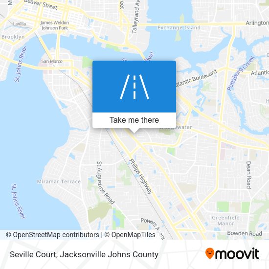 Seville Court map