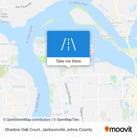 Mapa de Shadow Oak Court