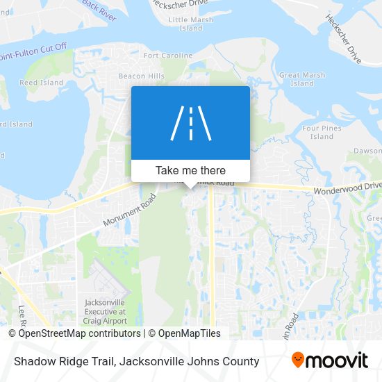 Shadow Ridge Trail map