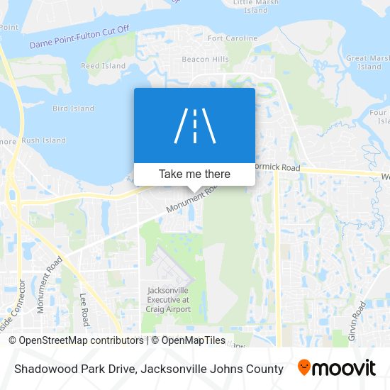 Shadowood Park Drive map