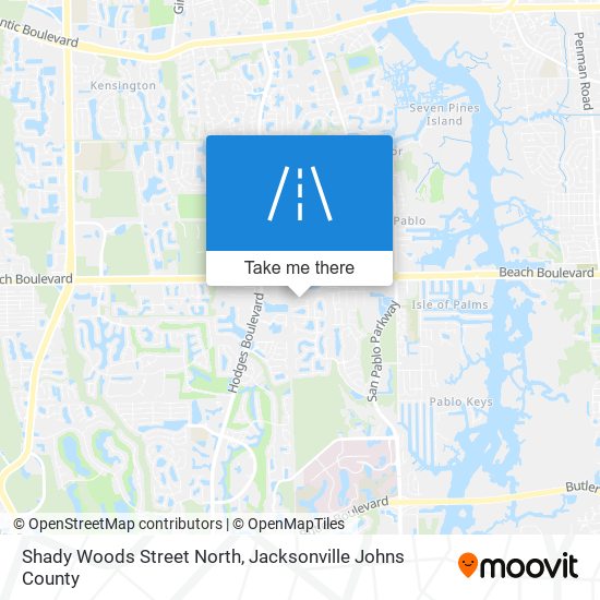 Mapa de Shady Woods Street North