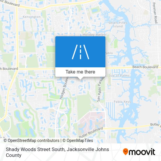 Mapa de Shady Woods Street South