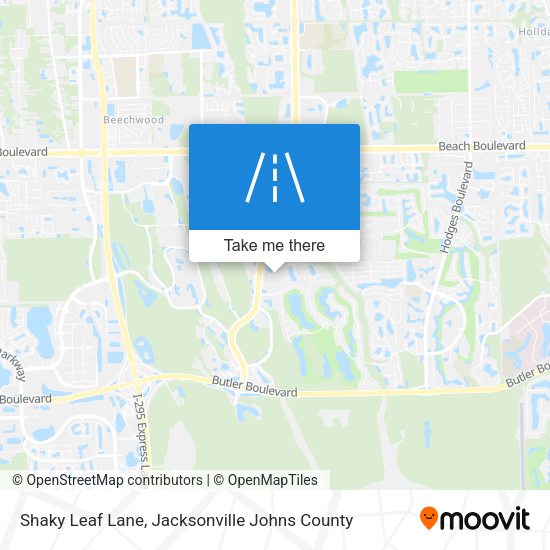 Mapa de Shaky Leaf Lane