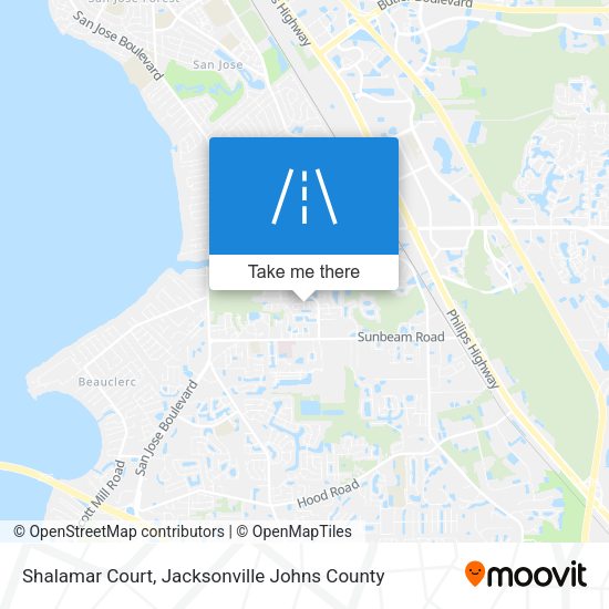 Shalamar Court map