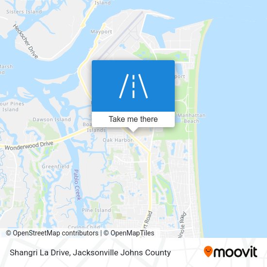 Shangri La Drive map