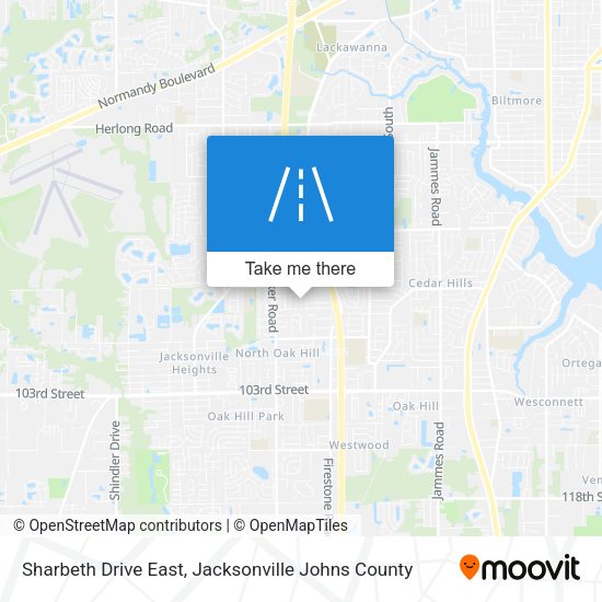 Mapa de Sharbeth Drive East