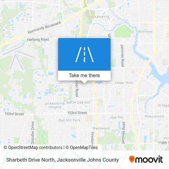 Mapa de Sharbeth Drive North